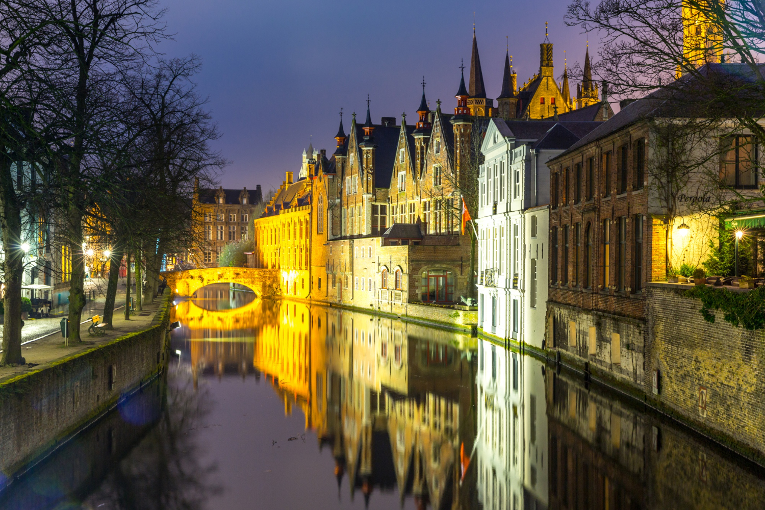 Bruges, Belgium at dusk..jpg